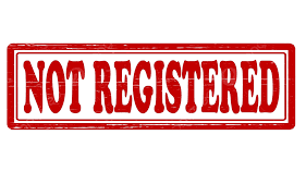 Not requiring registration